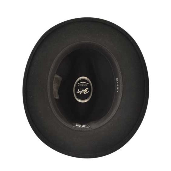 Curtis Black Fedora Hat Made in USA - Bailey Curtis Black Fedora Hat Made in USA - Bailey
