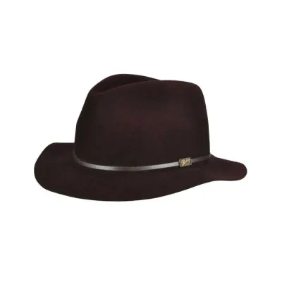 Chapeau feutre Jackman bordeaux - Bailey Reference : 5124 | Chapellerie Traclet