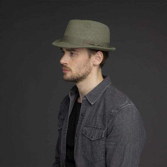 Chapeau Trilby Wynn Olive- Bailey