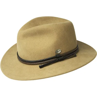 Chapeau Fedora Nelles Feutre Laine Camel- Bailey Reference : 6575 | Chapellerie Traclet