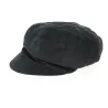 Casquette Gavroche Elorine Velours Noire - Traclet