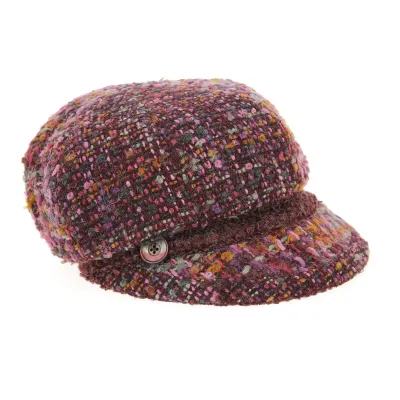 Casquette Gavroche Chantal Bordeaux- Traclet  Reference : 9360 | Chapellerie Traclet
