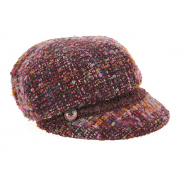 Chantal Bordeaux Newsboy Cap - Traclet