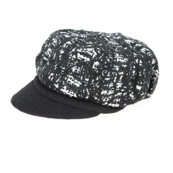 Casquette Gavroche Fil Noire & Blanche- Traclet