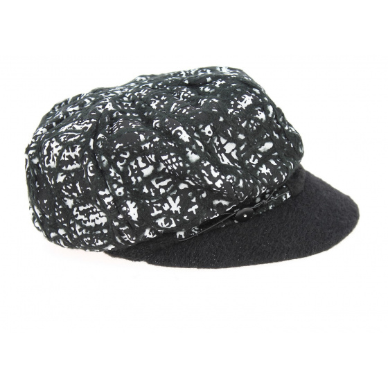 Casquette Gavroche Fil Noire & Blanche- Traclet