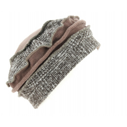 Toque Edline Doublure Polaire Taupe- Traclet