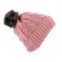 Chahine Rose Pompon Hat - Traclet 