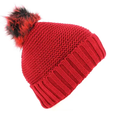 Bonnet à Pompon Danica Rouge- Traclet  Reference : 4241 | Chapellerie Traclet