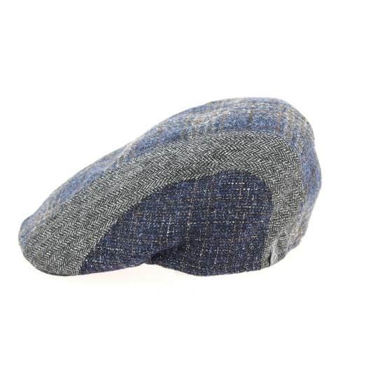 Blue Wool Rounded Harry Cap - Traclet