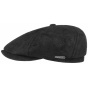 leather cap shape 6 stetson black colour