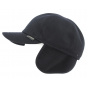 Monaco Gore-tex Wool Black Ear Flap Cap - Gottmann