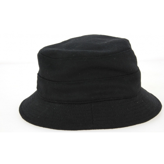 Chapeau Bob Gabria Laine & Cachemire Noir- Traclet 