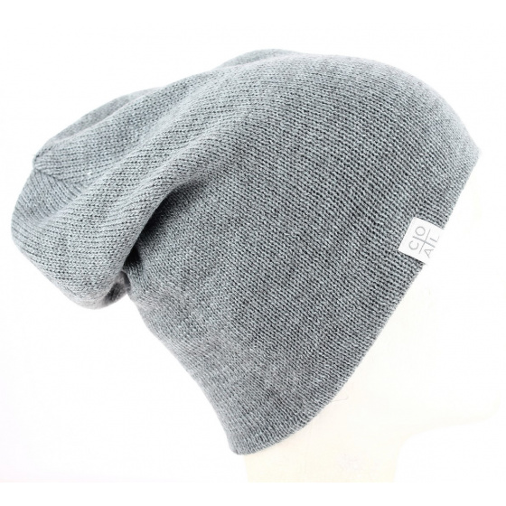 The Flt Light Grey Beanie - Coal