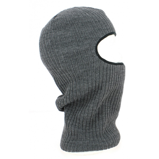  The Knit Clava Anthracite- Coal balaclava 