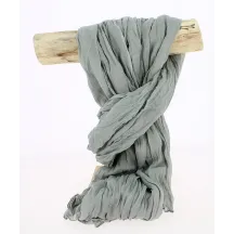 Gray Twisted Cotton Cheche - Traclet Reference: 2025 | Chapellerie Traclet