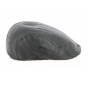 Brindisi Black Leather Flat Cap - Crambes