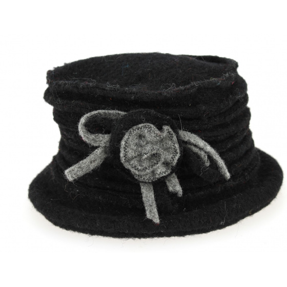 Laurie Wool Bouillie Hat - Traclet