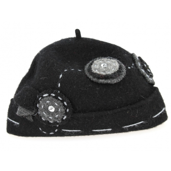 Valérie Wool Beret Hat - Traclet