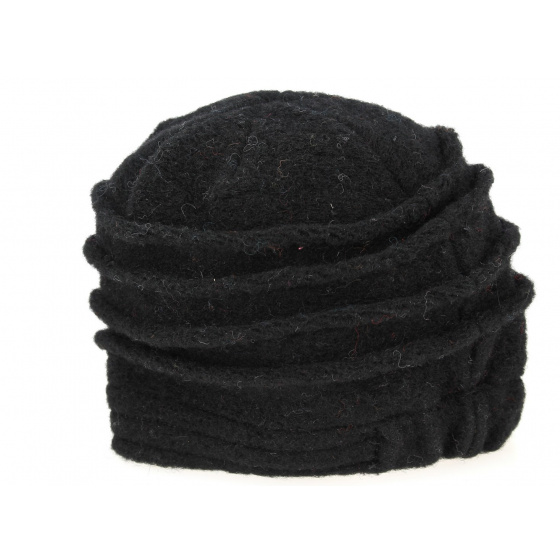Women's Nirvana Wool Beanie Black - Traclet
