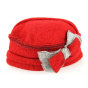 Red Wool Valérie Hat - Traclet