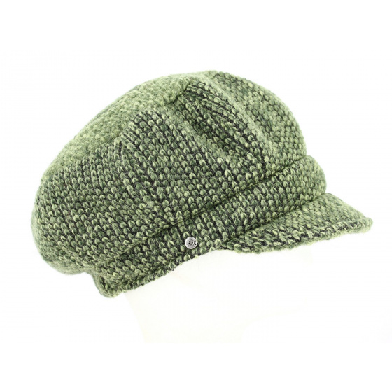 Green newsboy cap by Mayser Green newsboy cap by Mayser