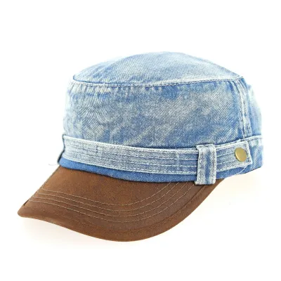 Light Denim Cuban Cap - Traclet Reference: 9797 | Traclet Hat Shop
