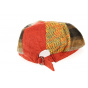 Orange Patchwork Duck Bill Cap - Traclet