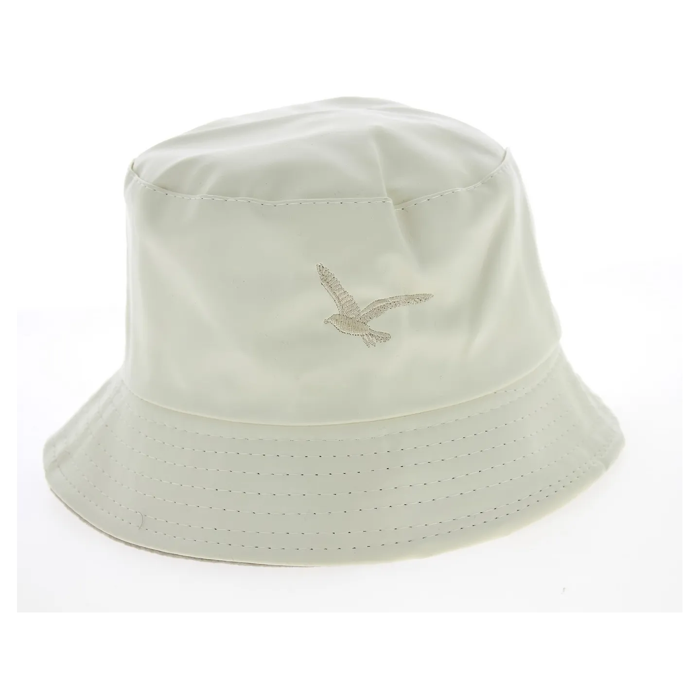 Seagull Rain Bucket Hat Ivory - Traclet Reference: 7065 | Traclet Hatmakers