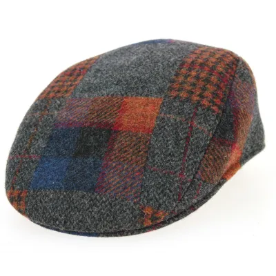 Casquette Plate Norris Patchwork- Traclet  Reference : 188 | Chapellerie Traclet