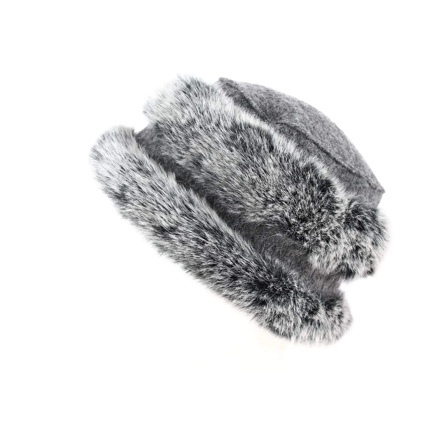 Toque Megève Gris Laine Bouillie - Traclet Reference : 2436 | Chapellerie Traclet