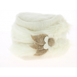 Megève Cream Wool Beanie - Traclet