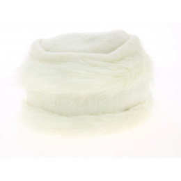 Megève Cream Wool Beanie - Traclet