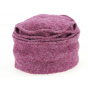 Eva Women's Boiled Wool Toque Lilac - Traclet