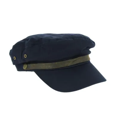 Navy Cotton Fisherman Cap - Traclet Reference: 8851 | Traclet Hat Shop