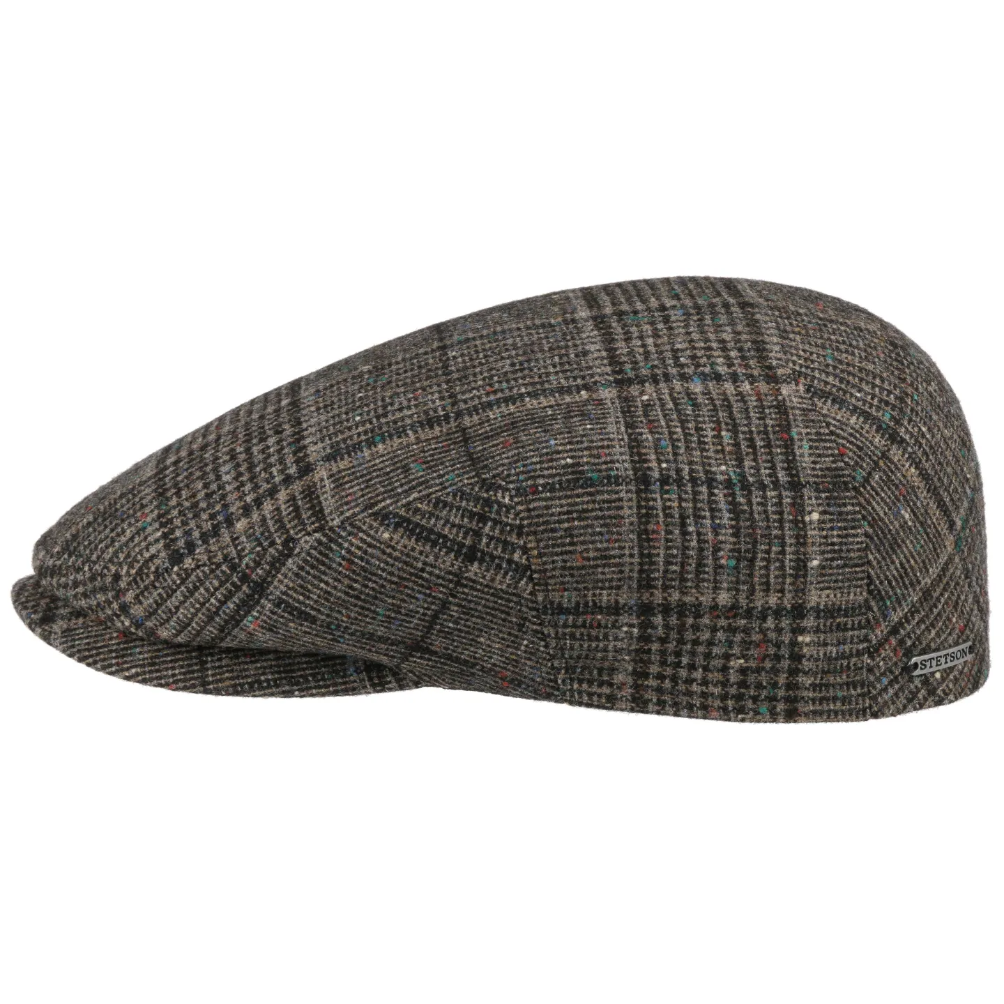 Kent Houndstooth Flat Cap - Stetson shop Reference: 5652 | Traclet Hat Shop