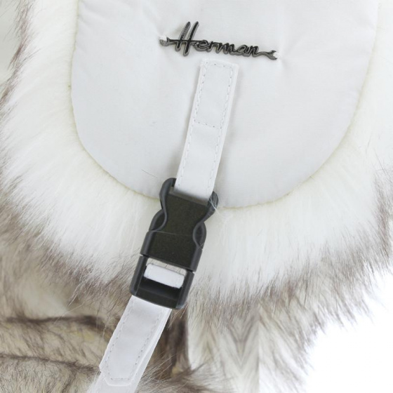 White Faux Fur Ushanka - Herman