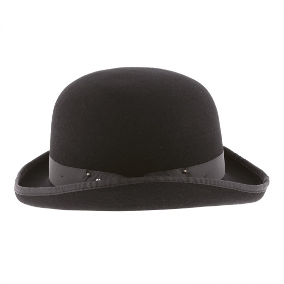 Don Church Black Wool Felt Bowler Hat - Herman