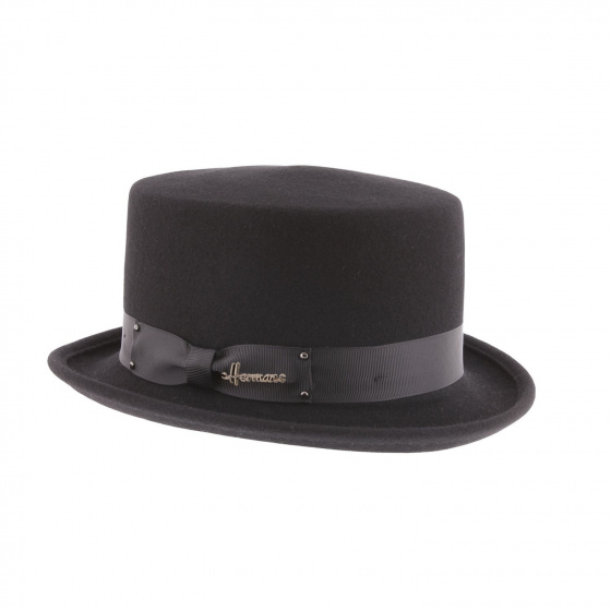 Chapeau Demi Haut de Forme Don Vegas Noir - Herman Chapeau Demi Haut de Forme Don Vegas Noir - Herman