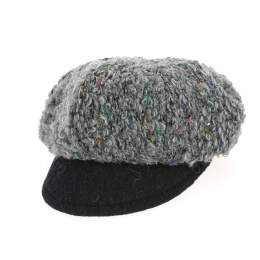 Hanae Wool Newsboy Cap - Traclet