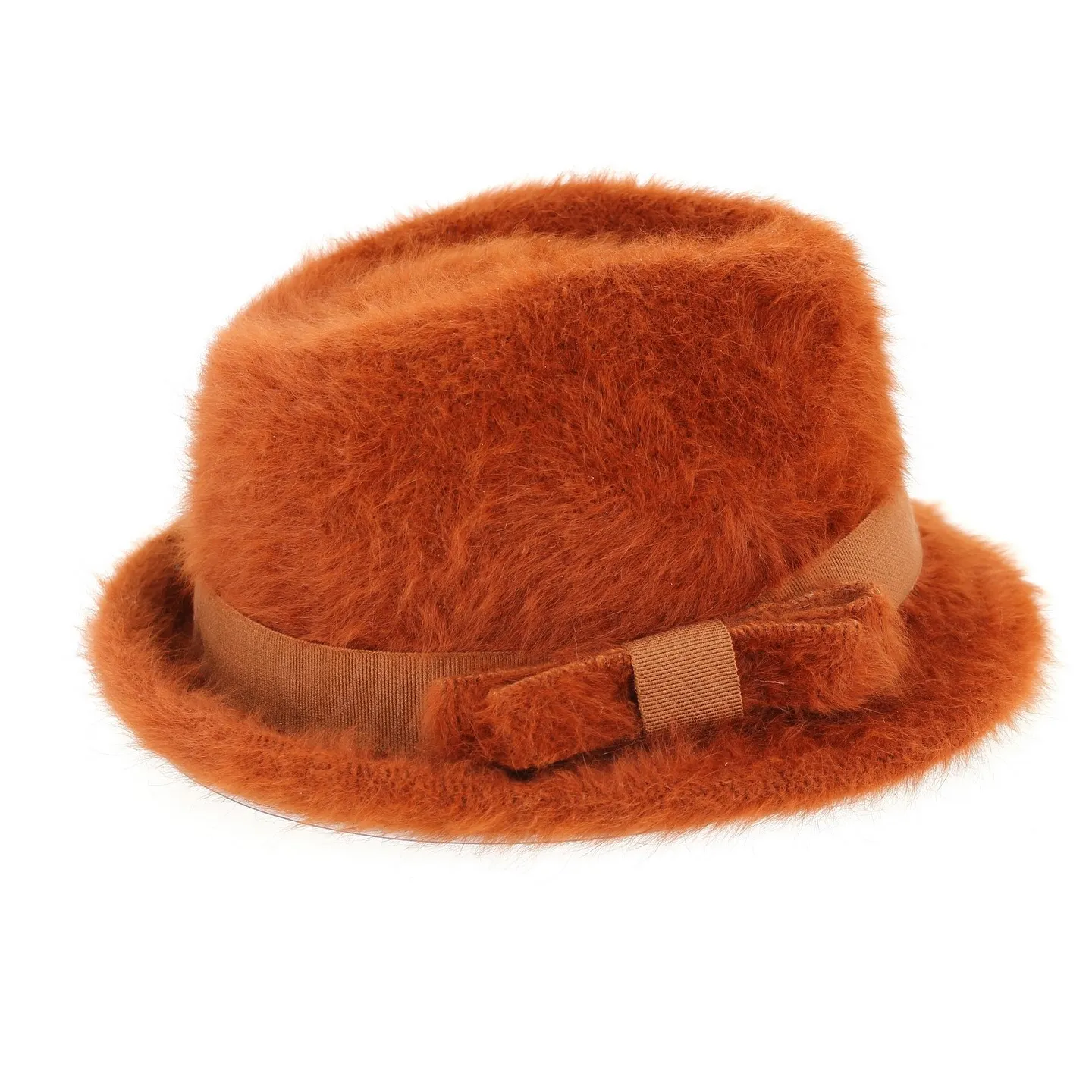 Chapeau Trilby Padola Angora Rouille- Traclet Reference : 3316 | Chapellerie Traclet
