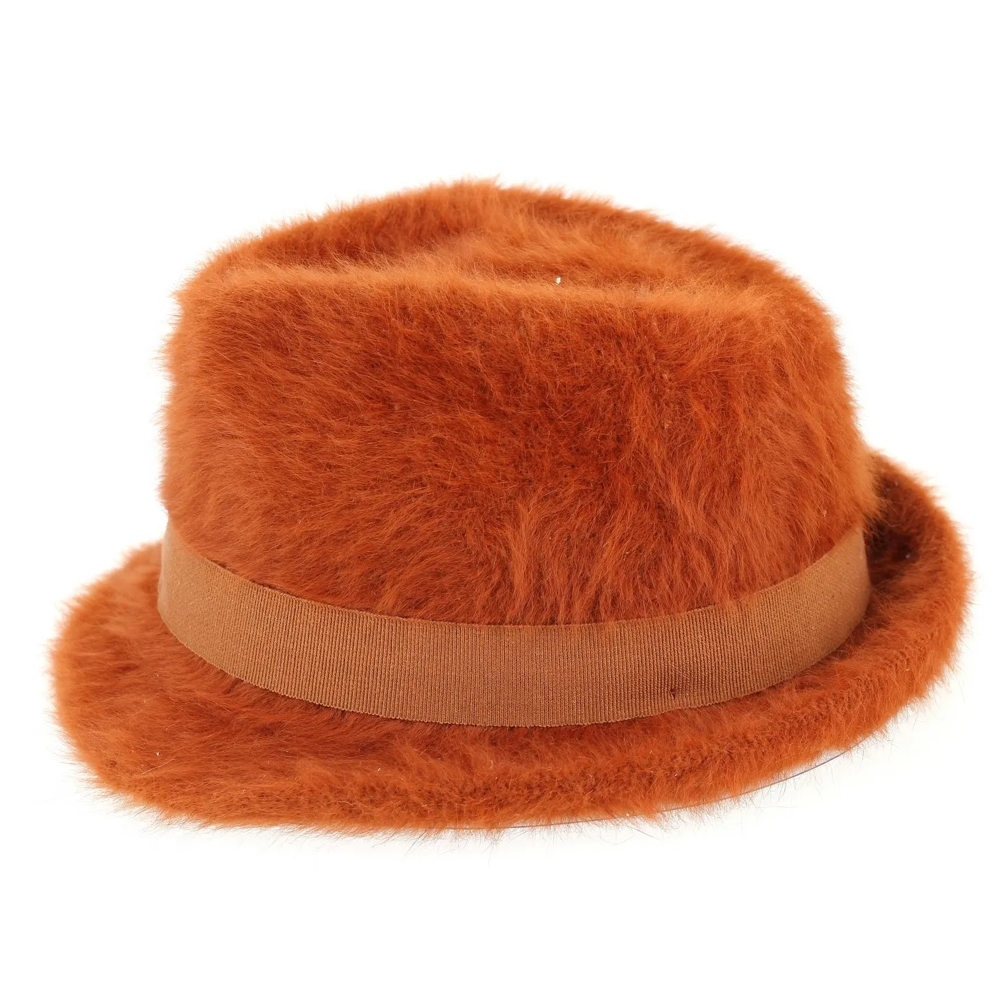 Chapeau Trilby Padola Angora Rouille- Traclet Reference : 3316 | Chapellerie Traclet