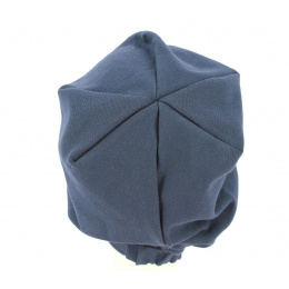 Navy blue chemotherapy turban