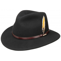 Traveller Austin vitafelt Black Hat - Stetson