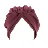 Plum chemotherapy turban Reference: 2555 | Chapellerie Traclet