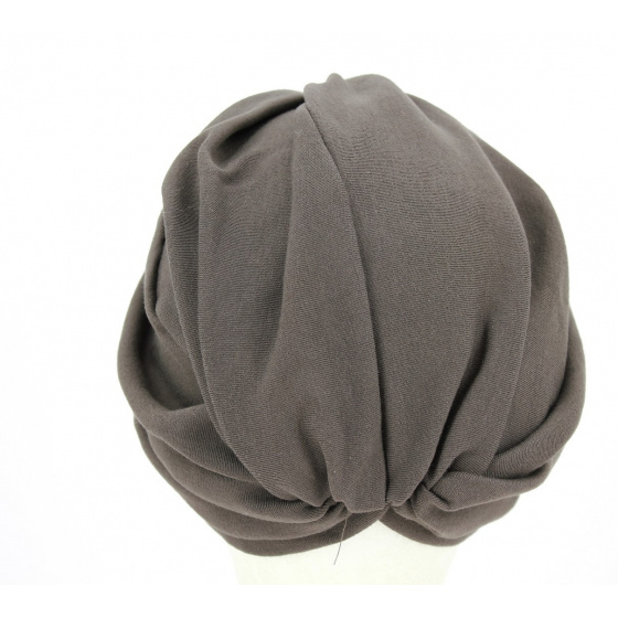 Brown chemotherapy turban