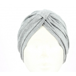 Turban Chimiothérapie Gris- Fléchet