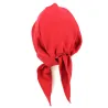 Red Cotton Chemotherapy Headscarf Turban - Traclet Reference: 2145 | Traclet Hat Shop