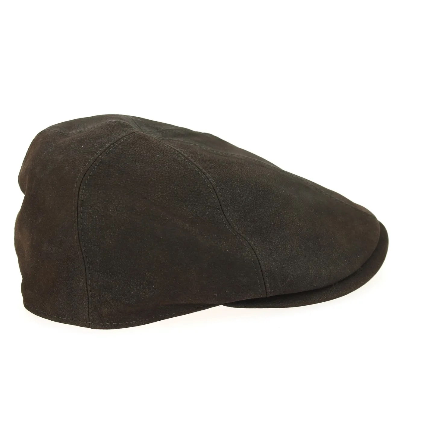 Casquette Bec de Canard Cuir  Marron - City Sport  Reference : 6929 | Chapellerie Traclet