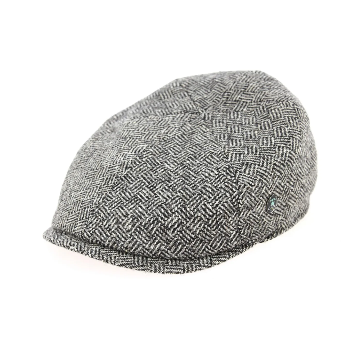 Casquette Bombée Chevrons Grise Laine-  City Sport Reference : 6622 | Chapellerie Traclet