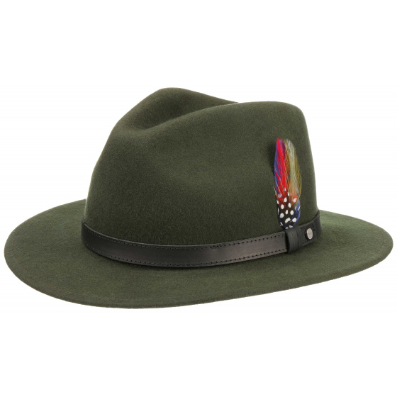 Yutan Flexible Olive Hat - Stetson